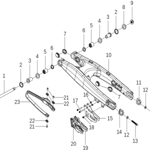 F-3: Catégorie> Bras oscillant