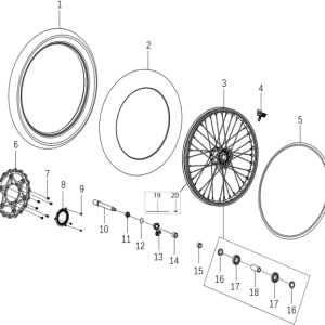 F-5: Catégorie> Roue avant