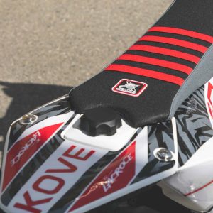 Housse de selle Bi-color Racing BLUE