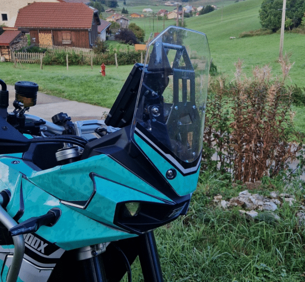 Support bulle et GPS Kove 800X - Motoboxer