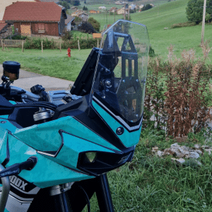 Support bulle et GPS Kove 800X – Motoboxer